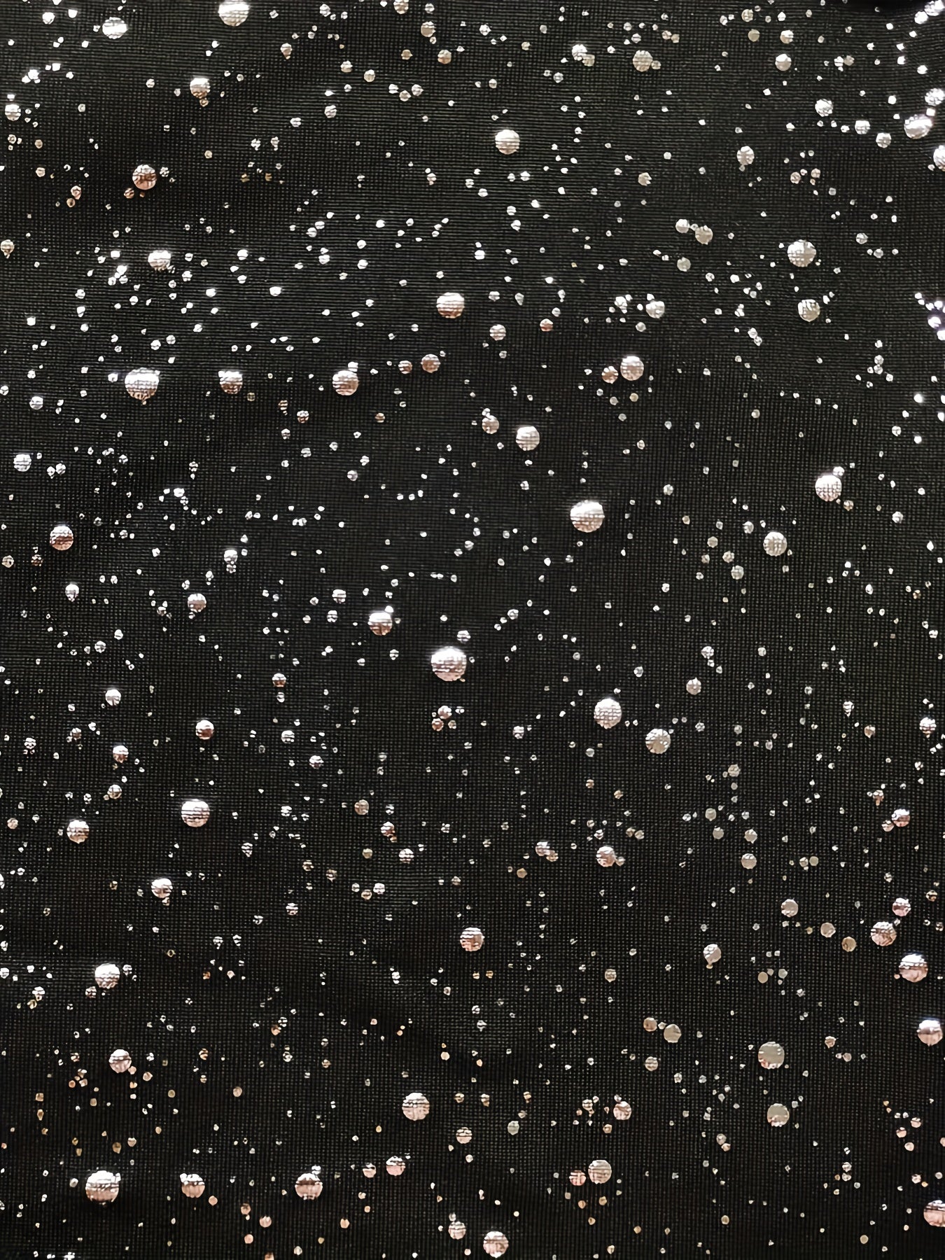 Elegant Black Sequin V-Neck Dress | Hartwell London