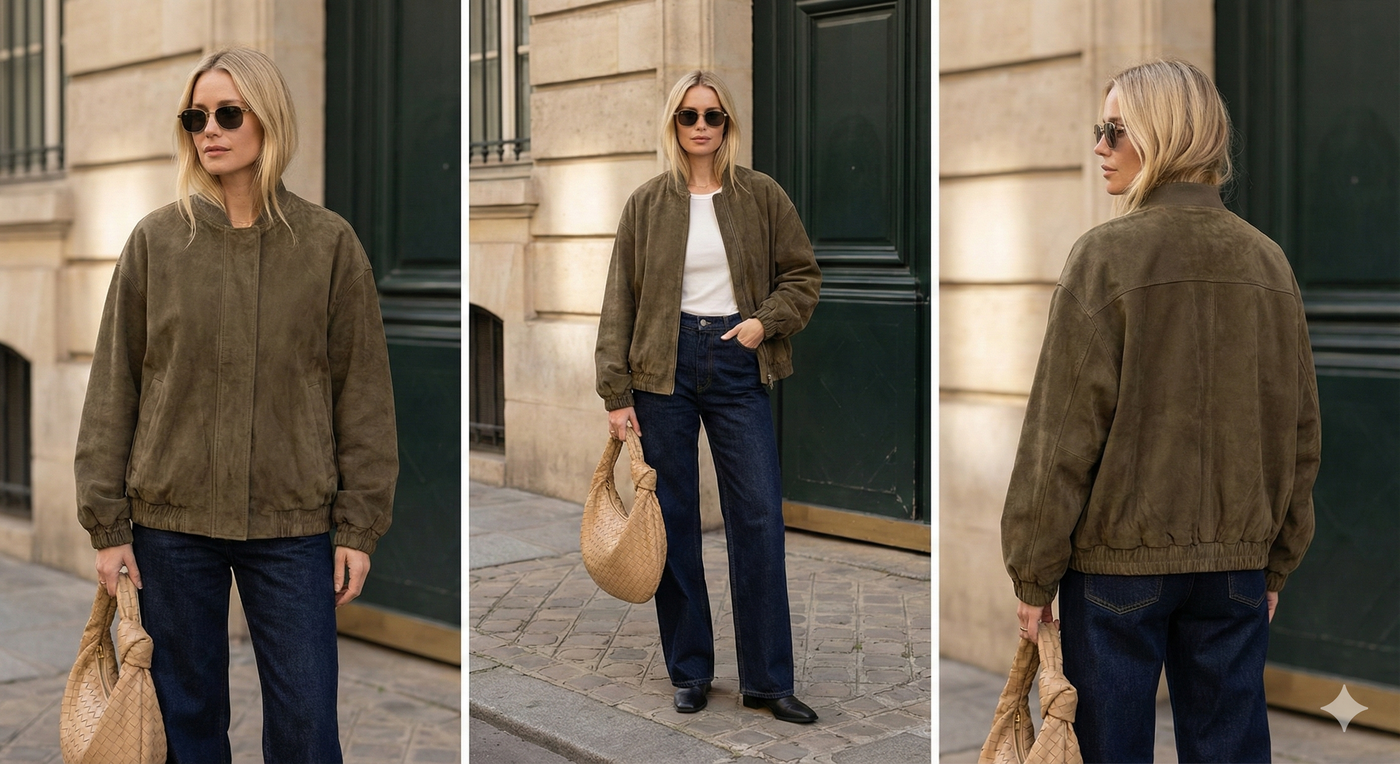 Vintage Bomber Jacket – Classic Women’s Style [FREE DELIVERY]