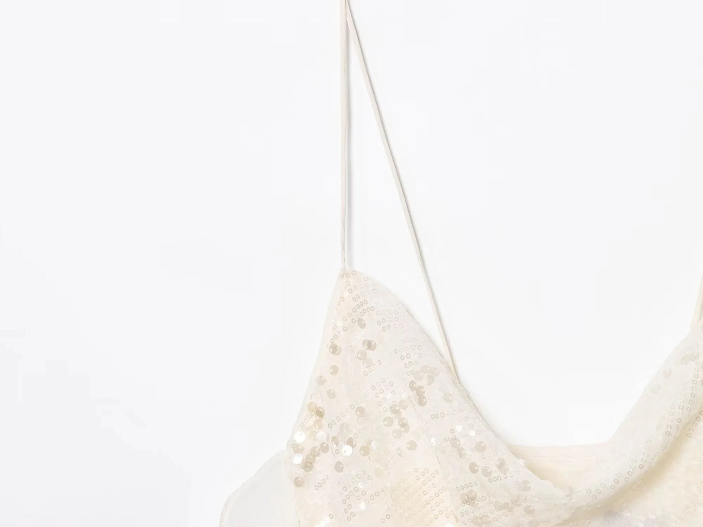 KONDALA Women’s Sequined Cami Mini Dress – Sexy Backless Tiered Party Style