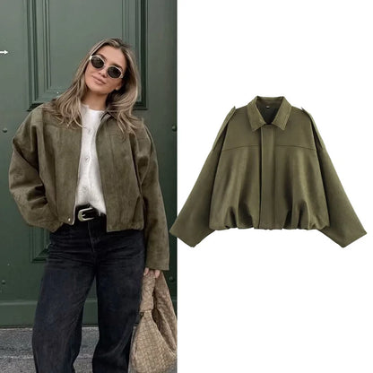 Vintage Bomber Jacket – Classic Women’s Style [FREE DELIVERY]