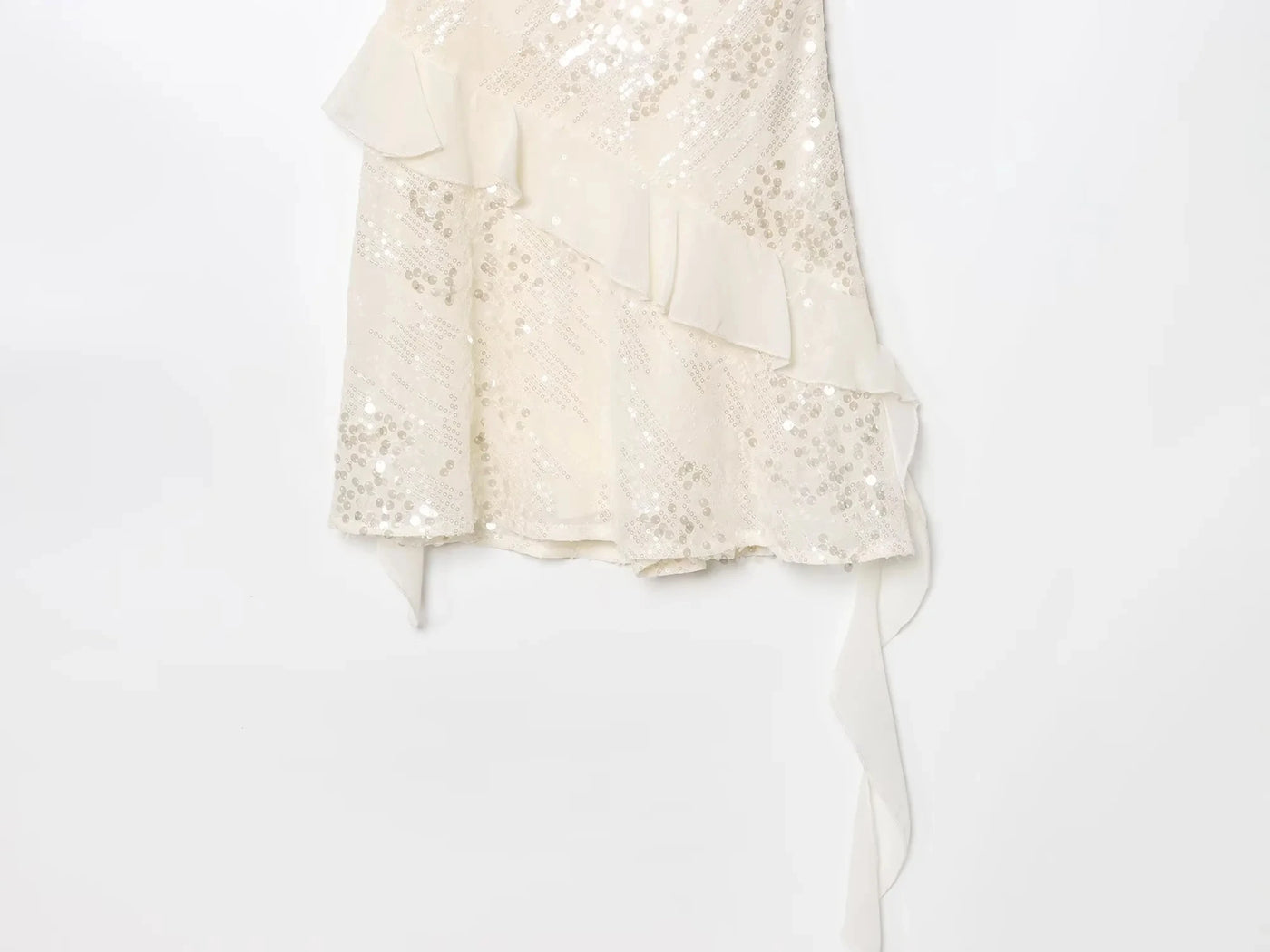 KONDALA Women’s Sequined Cami Mini Dress – Sexy Backless Tiered Party Style