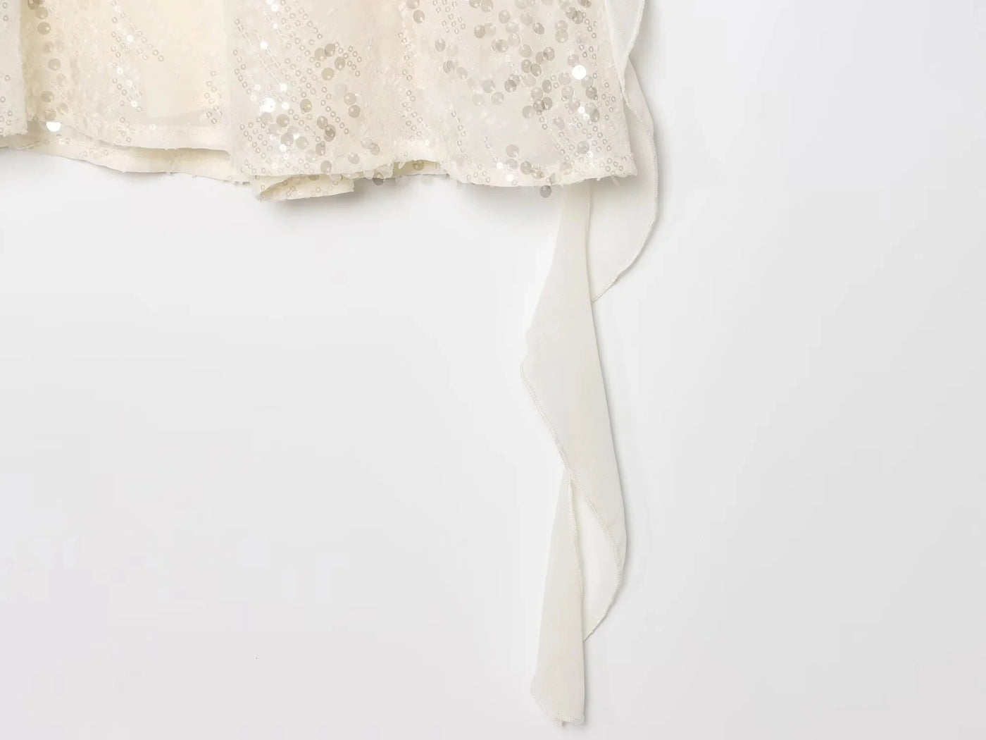 KONDALA Women’s Sequined Cami Mini Dress – Sexy Backless Tiered Party Style