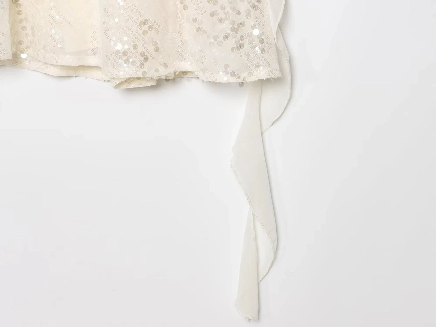 KONDALA Women’s Sequined Cami Mini Dress – Sexy Backless Tiered Party Style